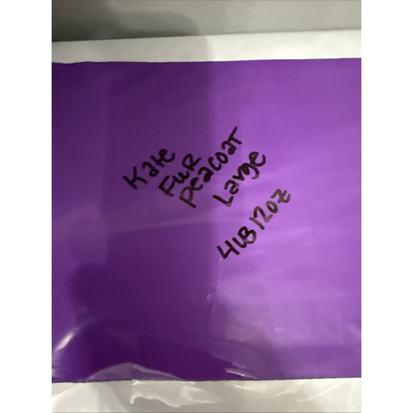 Kate Spade Wool Blend pea Coat Removable Faux Fur Collar Black NWT $320 Large - Picture 15 of 15